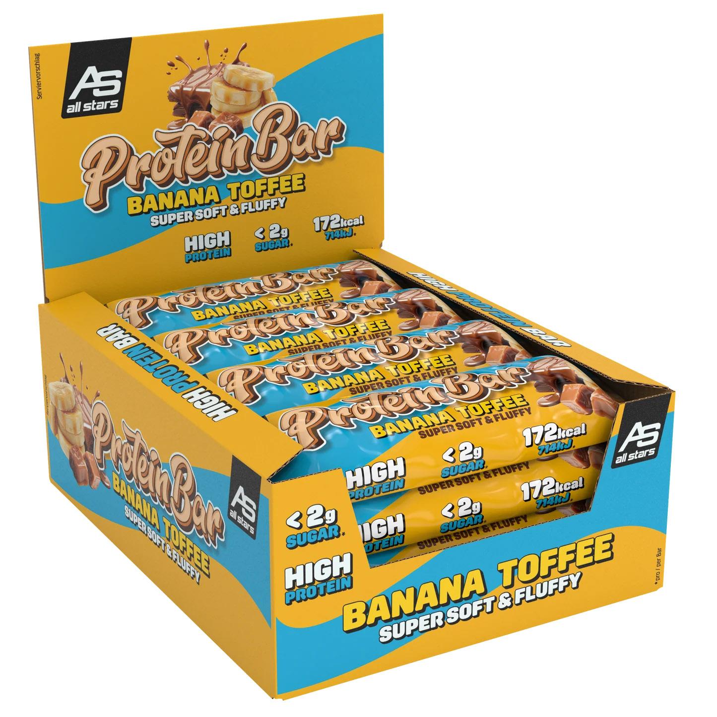 Protein Bar Soft & Fluffy 12 x 50g Riegel von All Stars