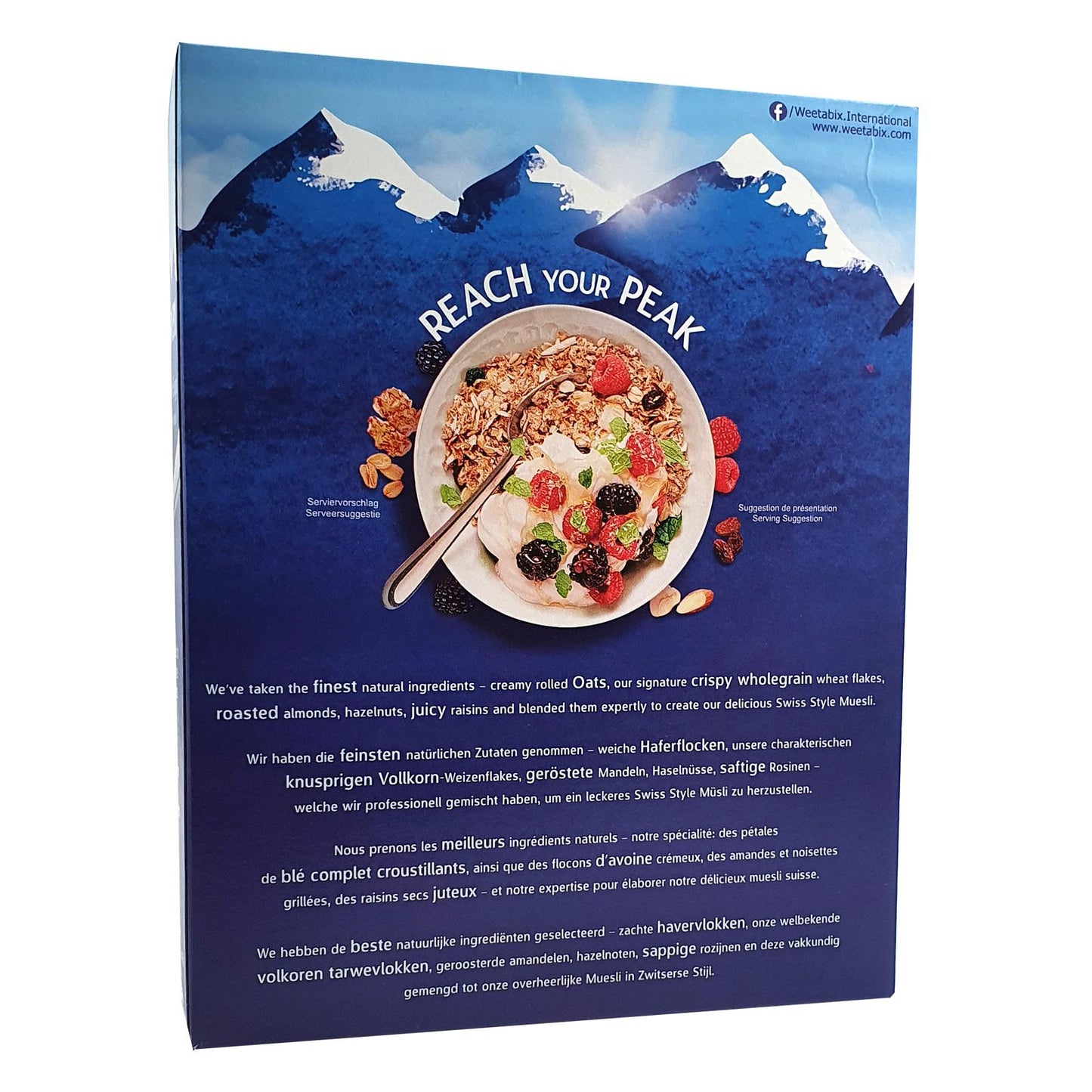 Swiss Style Müsli NO Added Sugar 560g Packung von Alpen