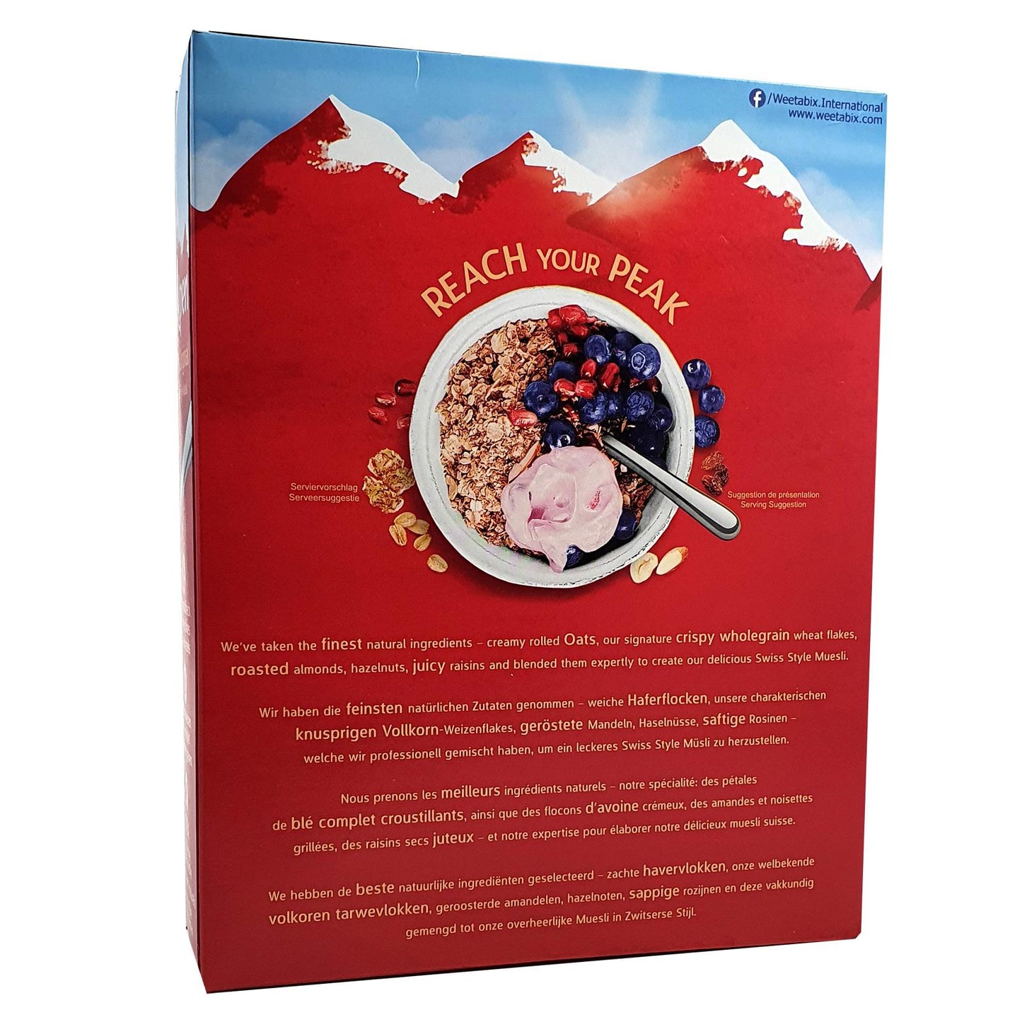 Swiss Style Müsli The Original 550g Packung von Alpen