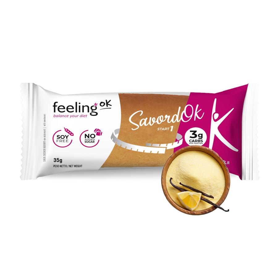 Protein Bisquit SavordOk Start 1 (32% Protein) 35g von Feeling OK