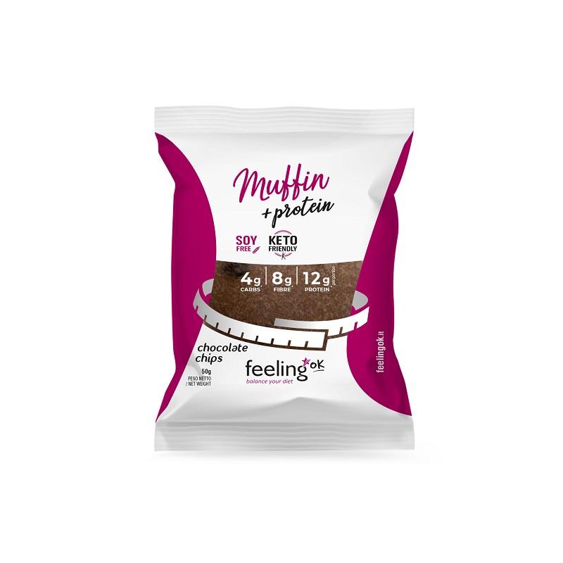 Protein Muffin Start 1 (24% Protein) 50g Kakao von Feeling OK