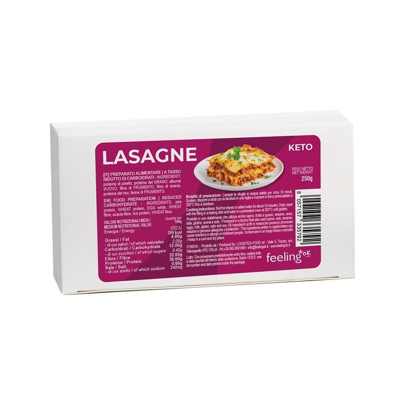 Protein Nudeln Lasagne + Protein 250g von Feeling OK
