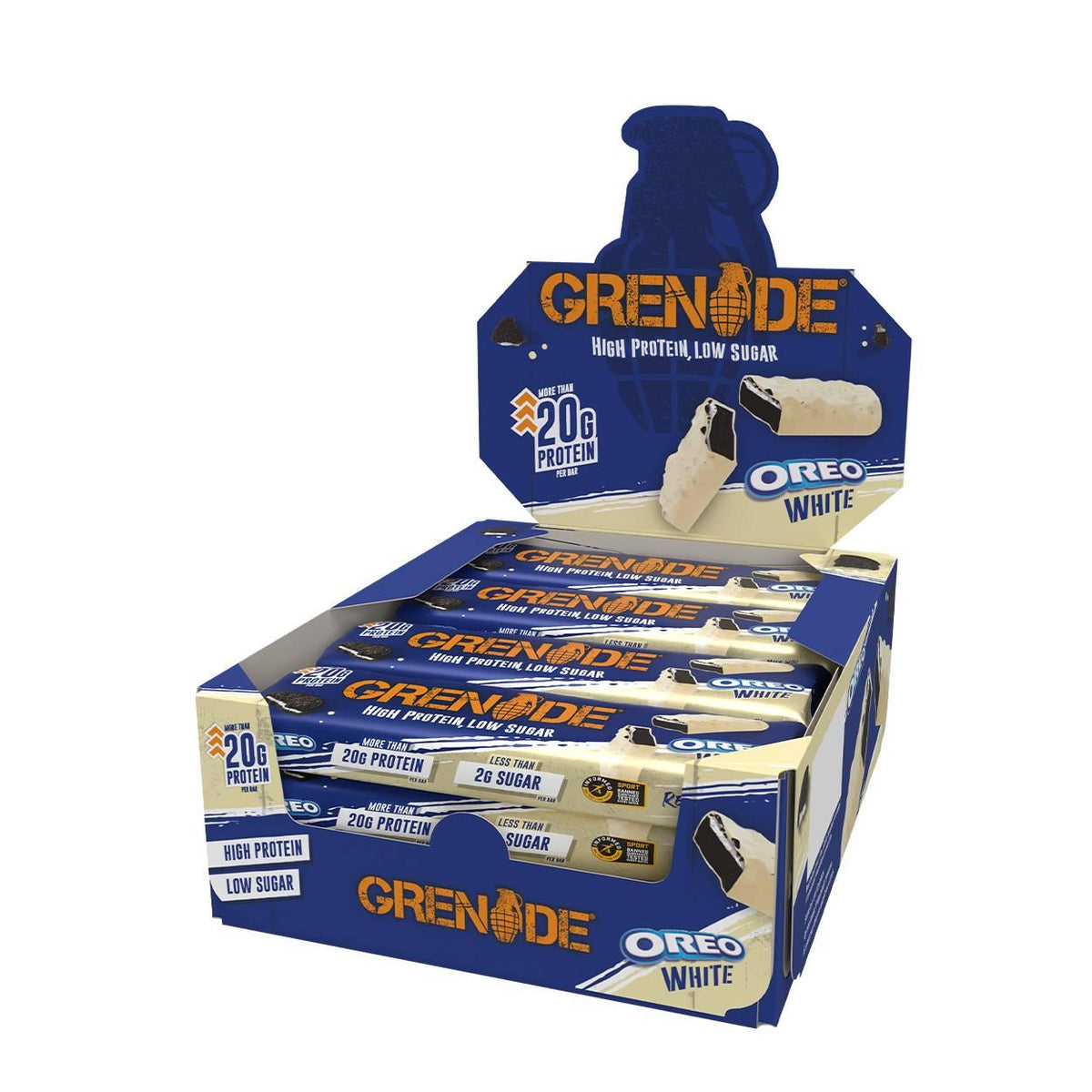 Protein Bar 12 x 60g Riegel von Grenade