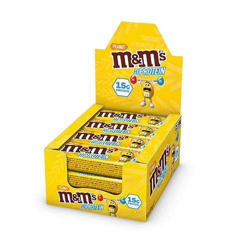 Hi Protein Bar 12 x 51g Riegel von M&M