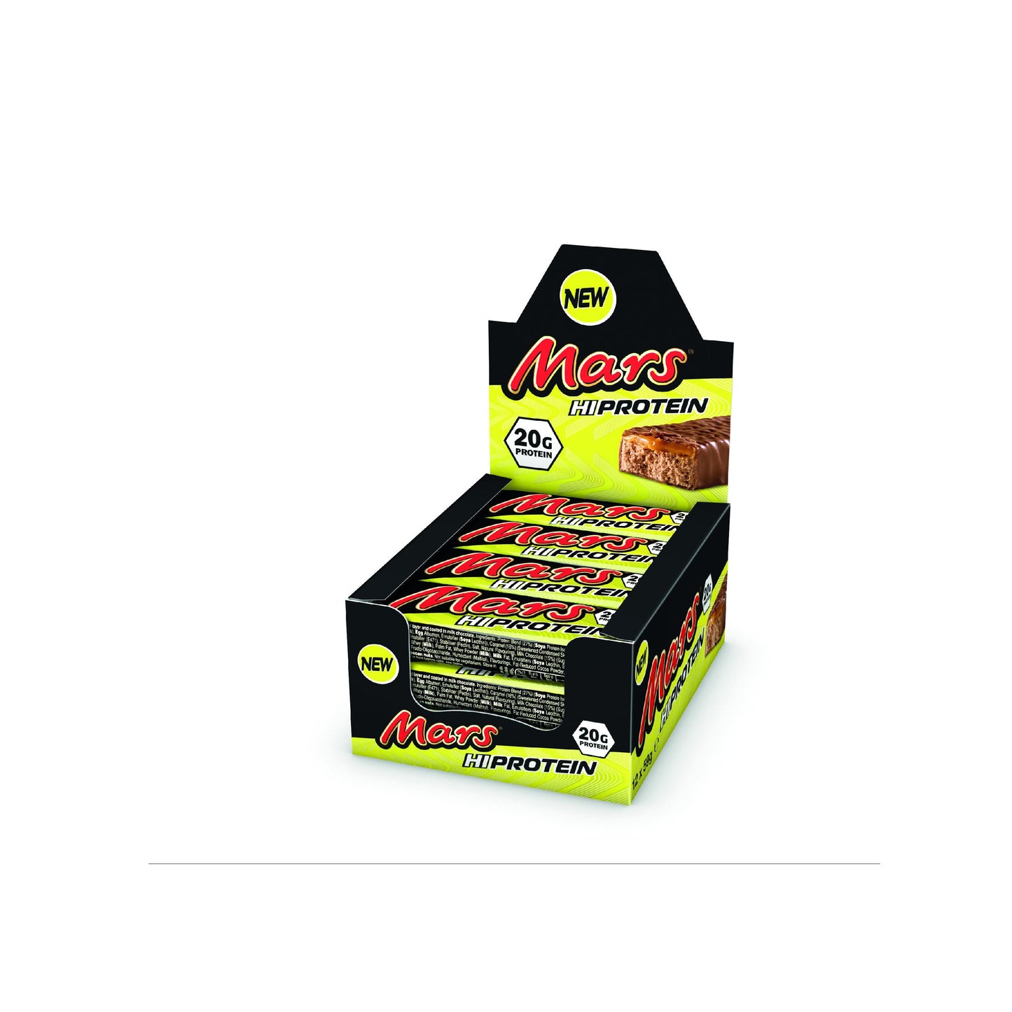 Hi Protein Bar 12 x 59g Karton Classic von Mars