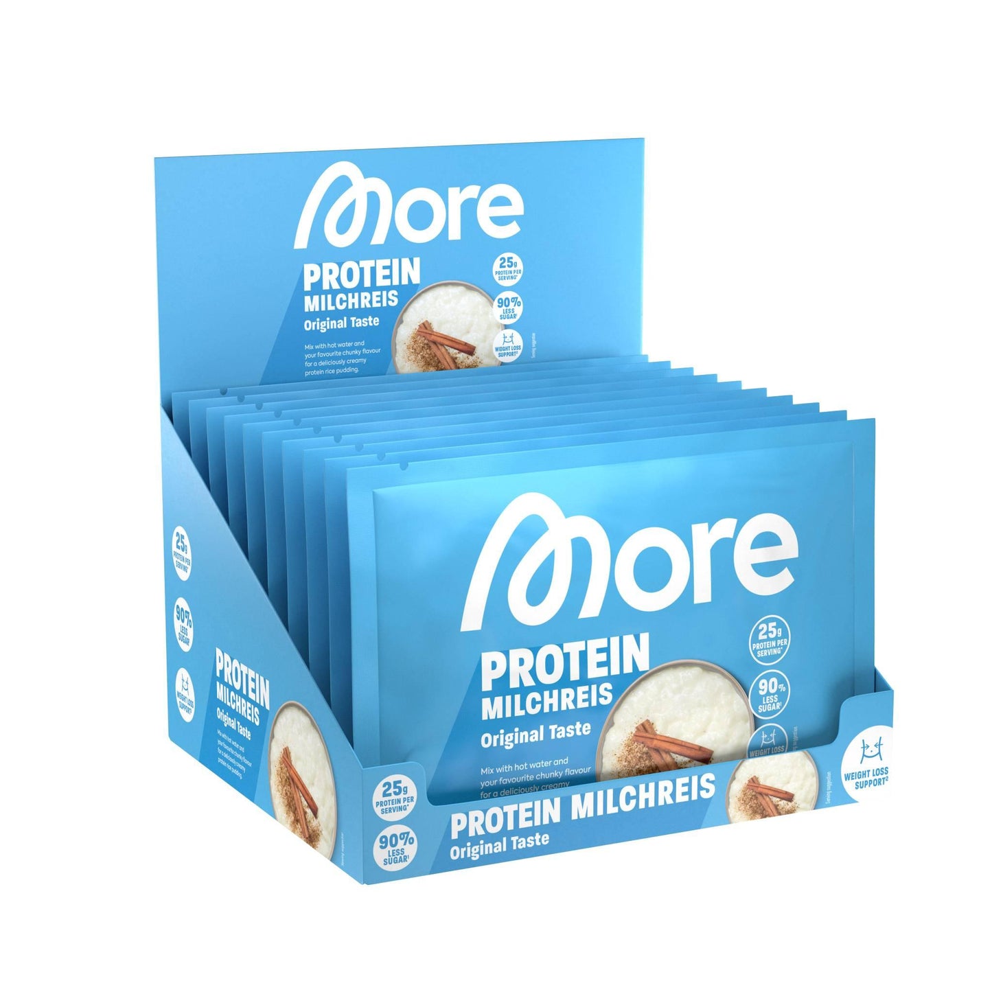 More Protein Milchreis 10 x 65g Beutel von More Nutrition