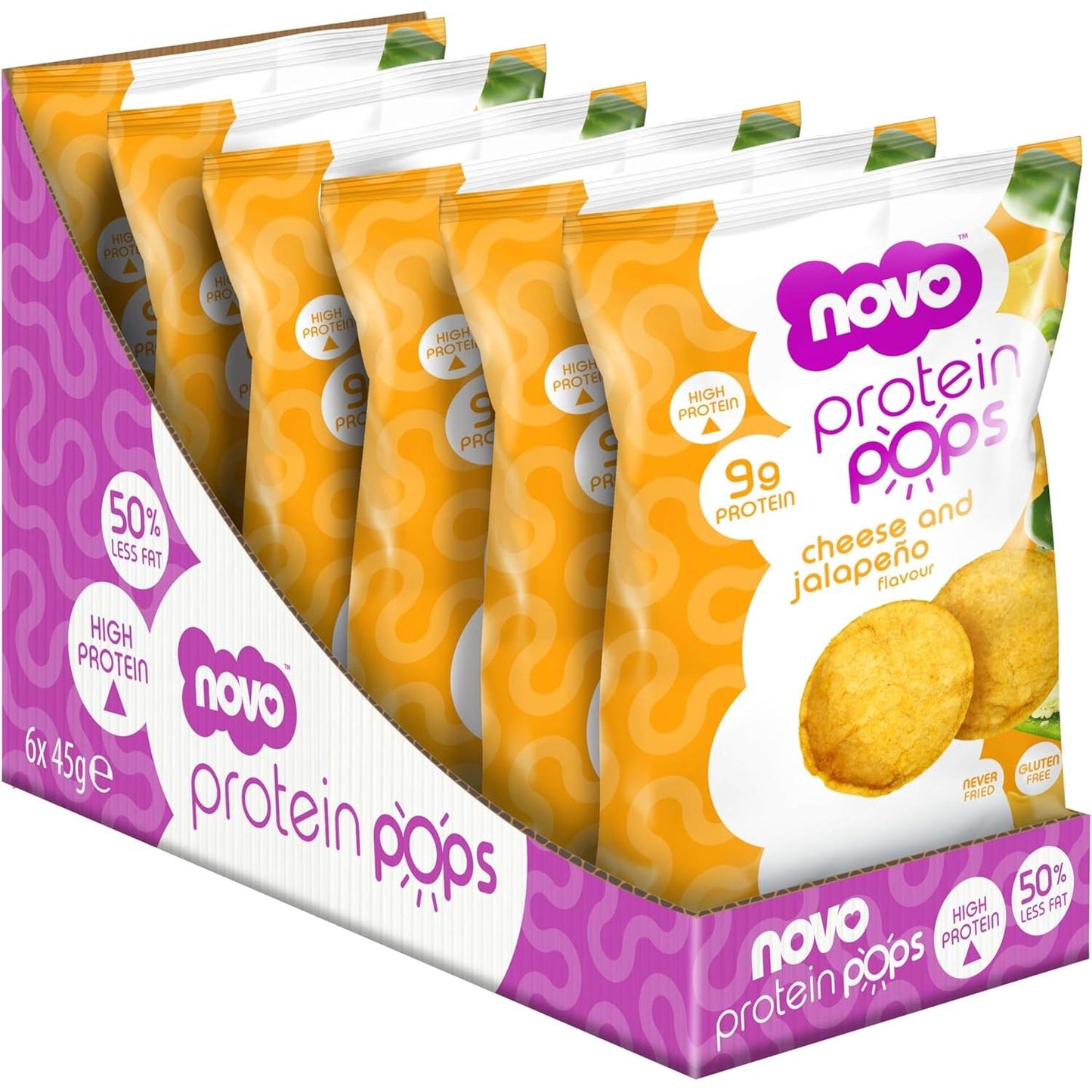Protein Pops 6 x 45g Beutel von Novo