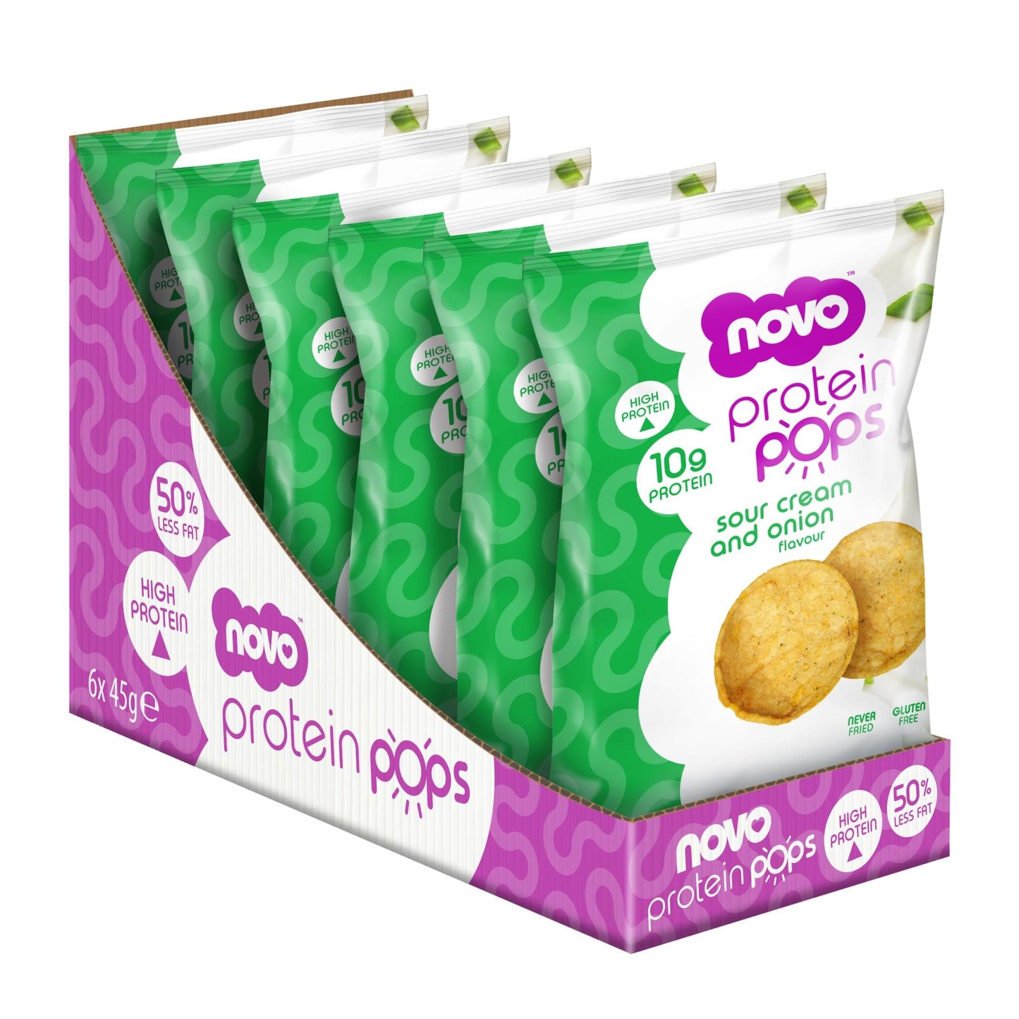 Protein Pops 6 x 45g Beutel von Novo