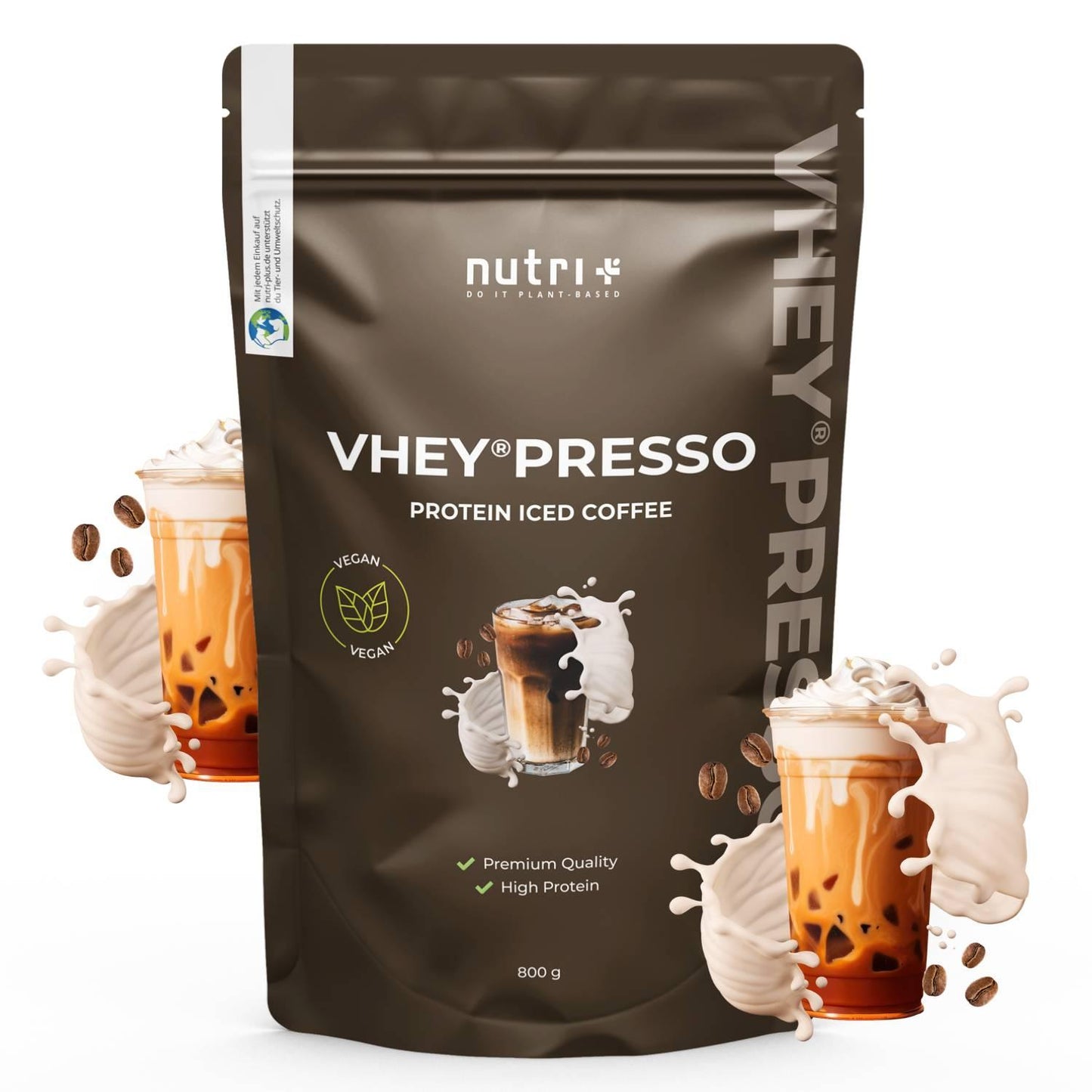 VHEY presso - Protein Iced Coffee 800g Beutel von Nutri-Plus