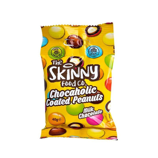 Chocaholic Peanuts 1 x 40g Beutel von Skinny Food