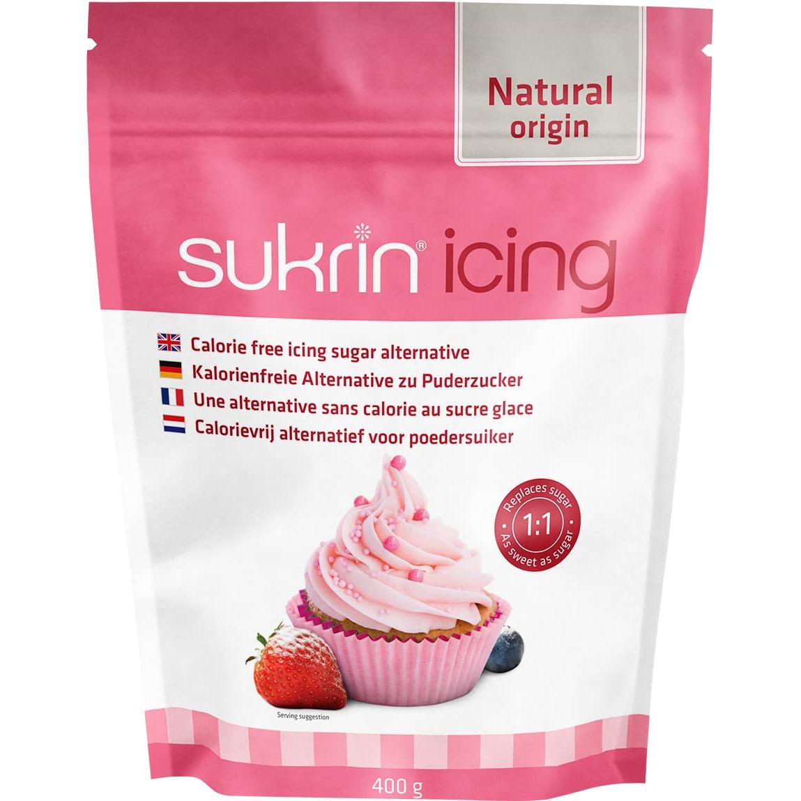SUKRIN Icing Puderzuckeralternative 400g Beutel von Sukrin