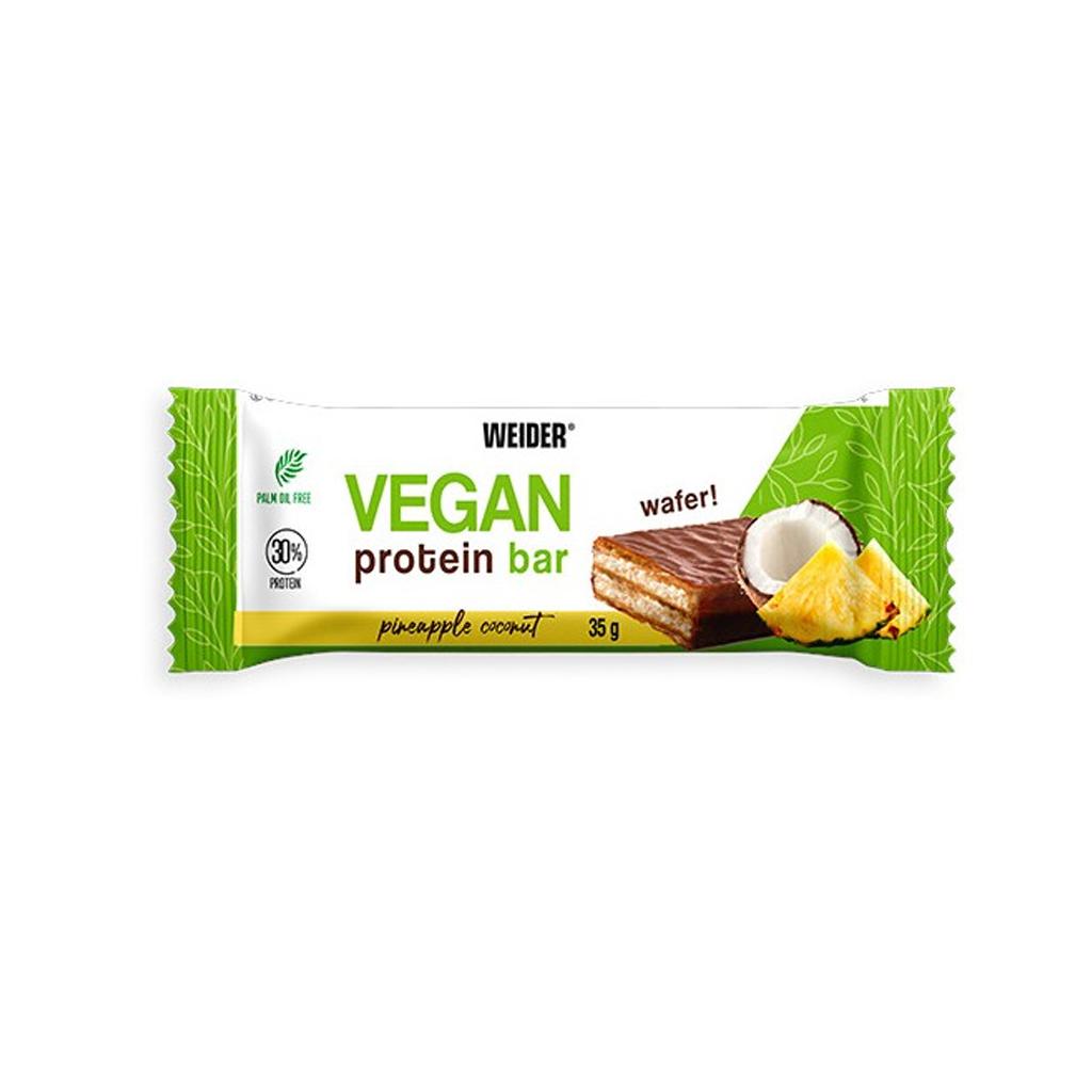 Vegan Protein Bar Wafer 1 x 35g Riegel von Weider