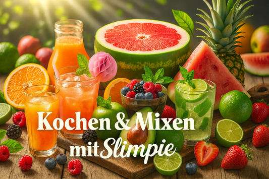 Kochen & Mixen mit Slimpie – Zuckerarme Rezepte für kreative Genießer