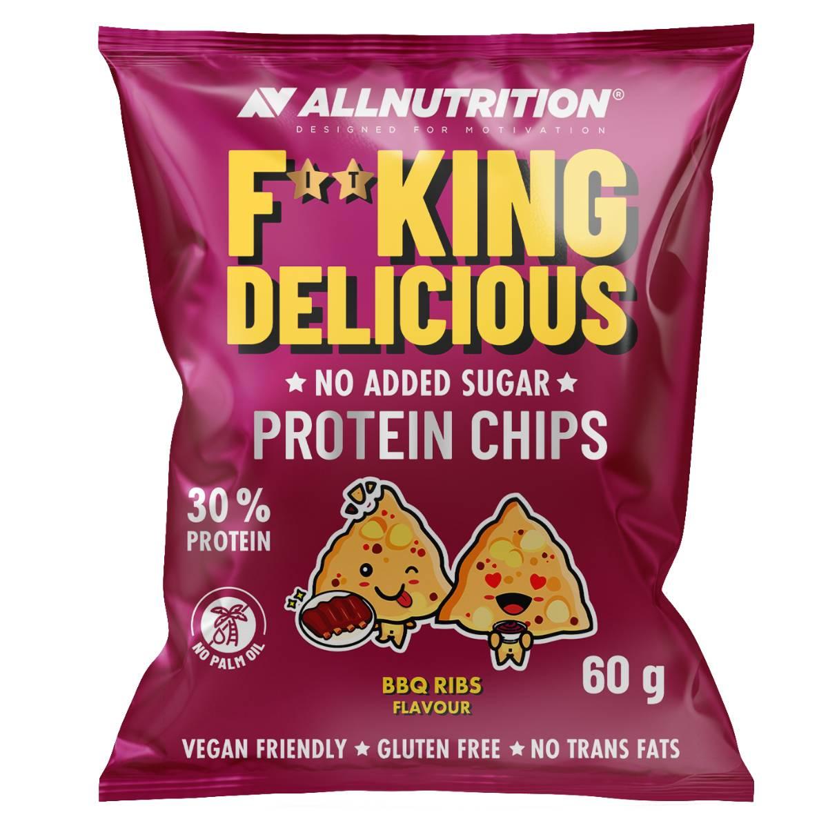 Fitking Delicious Protein Chips 60g Beutel von All Nutrition