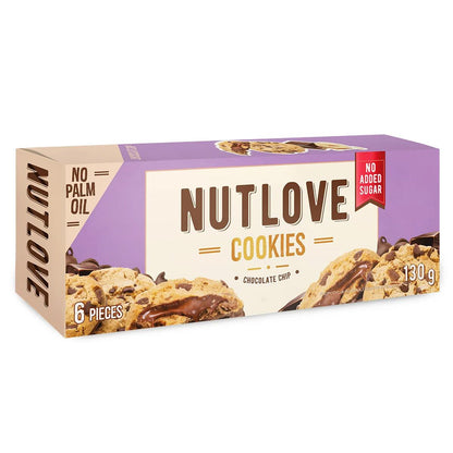 Nutlove Cookies ohne Zuckerzusatz mit Füllung 130g Packung von All Nutrition