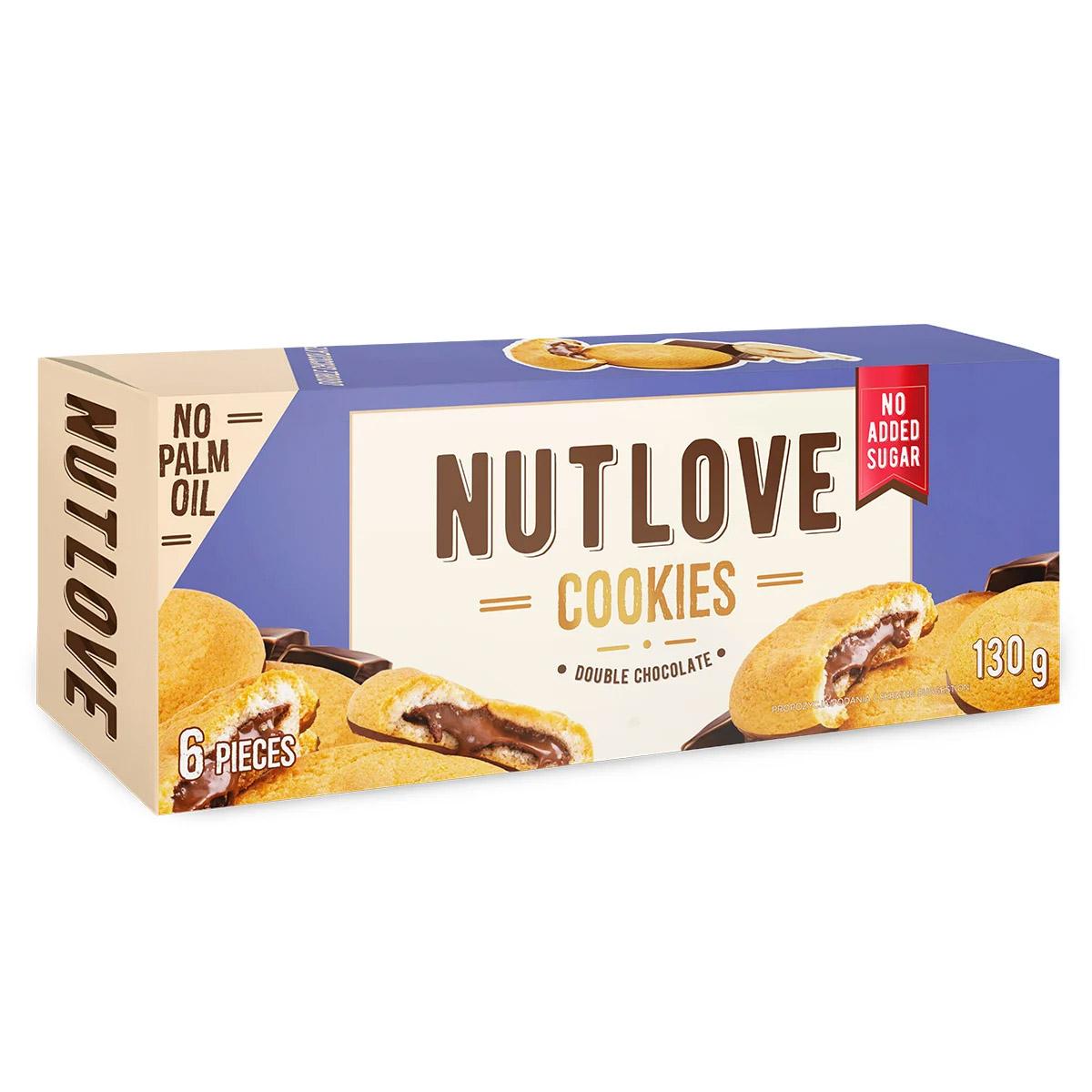 Nutlove Cookies ohne Zuckerzusatz mit Füllung 130g Packung von All Nutrition