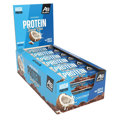 Protein Snack Bar 18 x 35g Riegel von All Stars