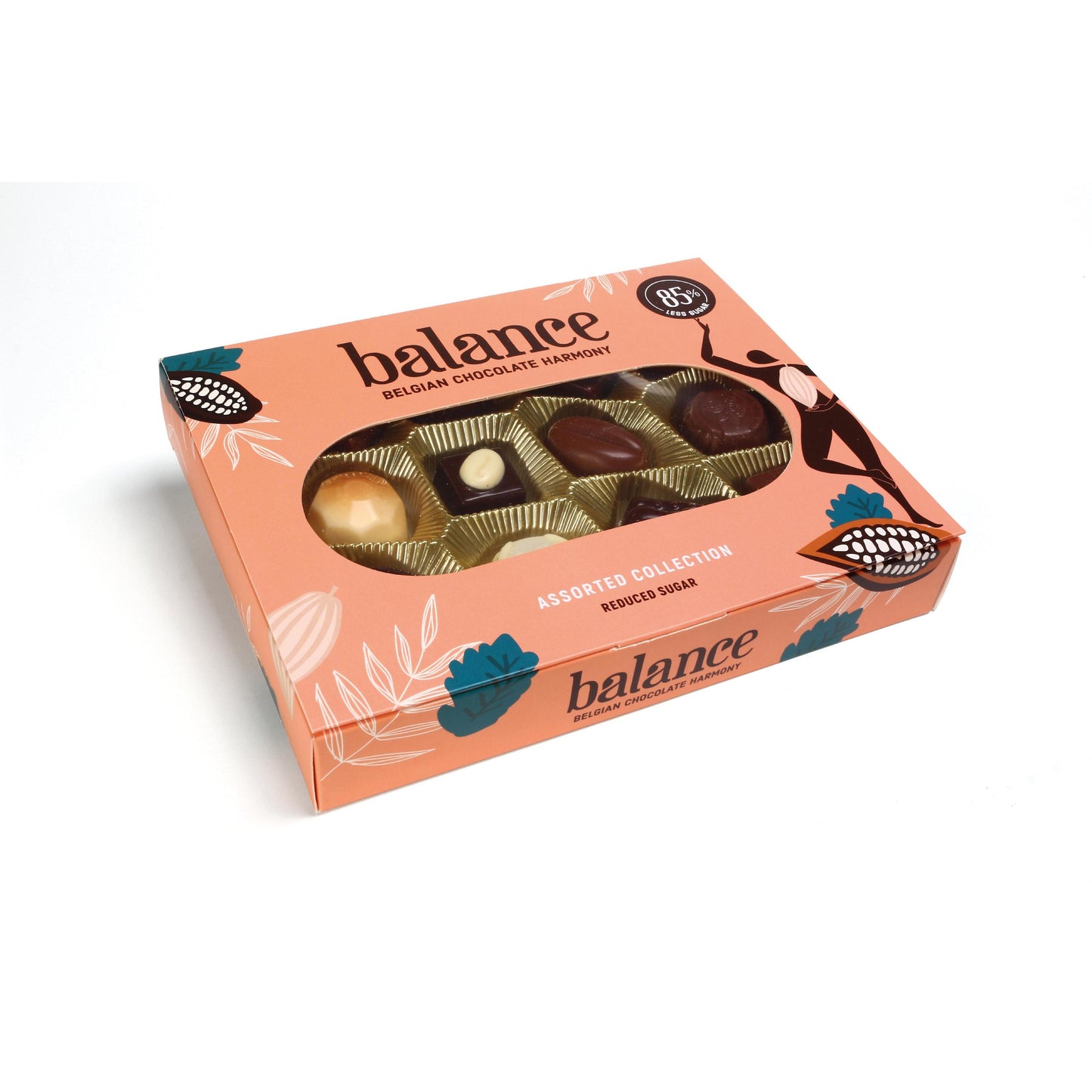 Pralinensortiment ohne Zuckerzusatz 145g von Balance