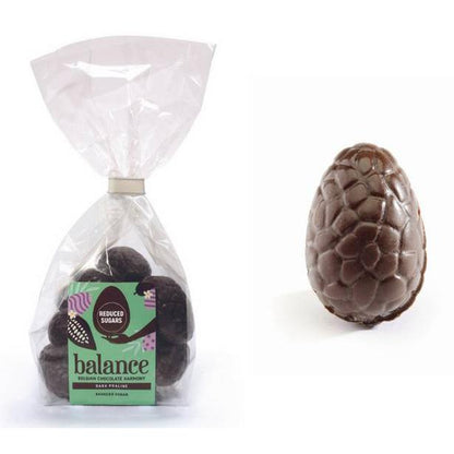 Zuckerreduzierte Schokoladen-Ostereier 150g Beutel von Balance