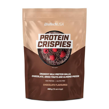 Protein Crispies 450g Beutel von Biotech USA