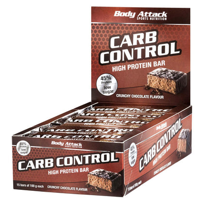 Carb Control 15 x 100g Riegel von Body Attack