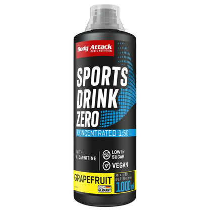 Body Attack - Sports Drink Zero 1000ml Flasche