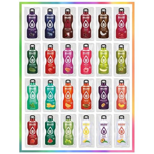 Drinks 24 x 9g Mix-Pack 24 Sorten MHD 07.10.2026 von Bolero