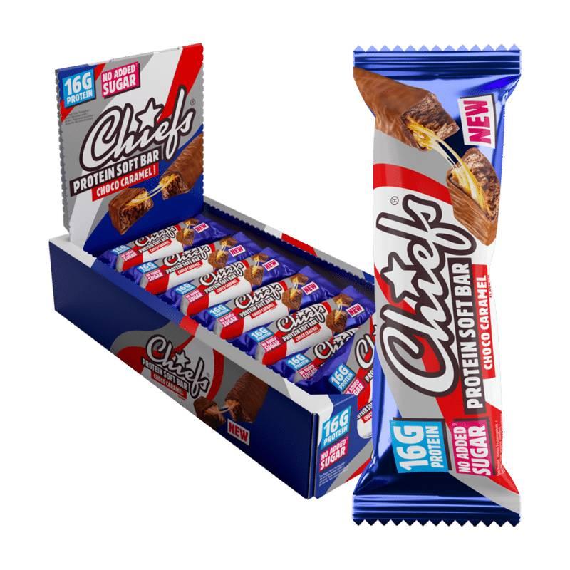 Protein Soft Bar 15 x 55g Riegel von Chiefs