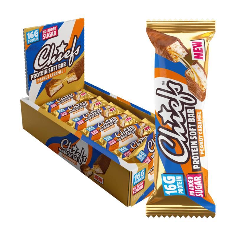 Protein Soft Bar 15 x 55g Riegel von Chiefs