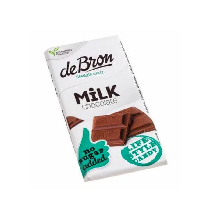 Schokolade mit Stevia 85g Tafel von De Bron