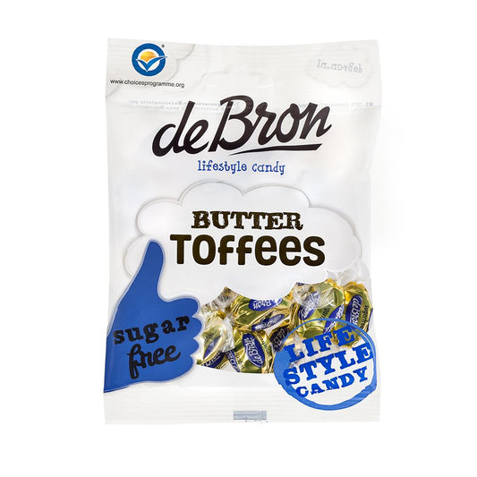 Zuckerfreie Butter Toffees 70g Beutel von De Bron