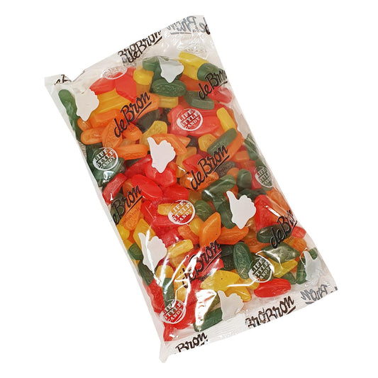 Zuckerfreie Fruchtgummi Wine Gums Bigpack 1kg Beutel von De Bron