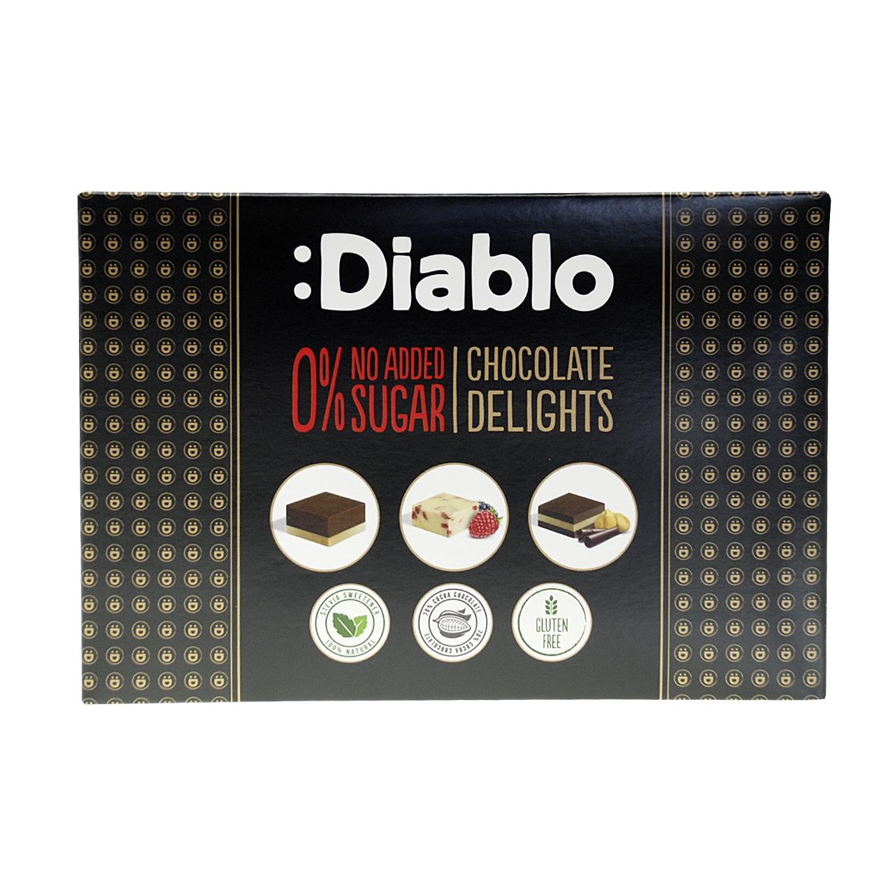 Chocolate Delights mit Stevia ohne Zuckerzusatz 115g von Diablo