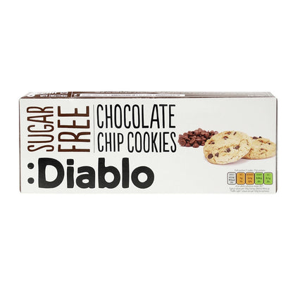Cookies ohne Zuckerzusatz 130g Chocolate Chip Cookies von Diablo