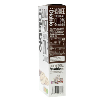 Cookies ohne Zuckerzusatz 130g Chocolate Chip Cookies von Diablo