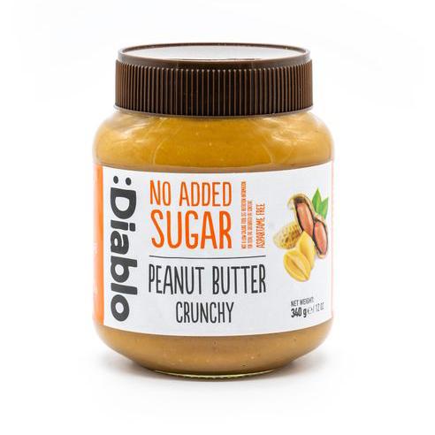Erdnussbutter Peanut Butter 340g Glas von Diablo