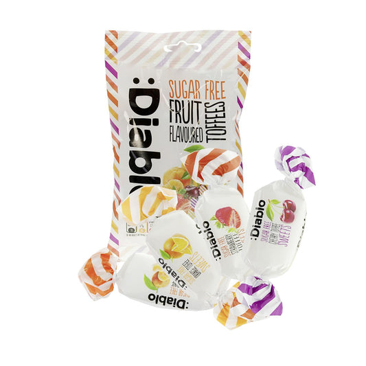 Fruit Flavoured Toffees zuckerfrei 75g von Diablo