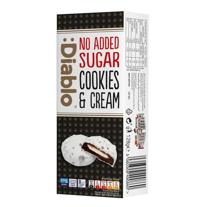 Gefüllte Cookies ohne Zuckerzusatz 128g von Diablo