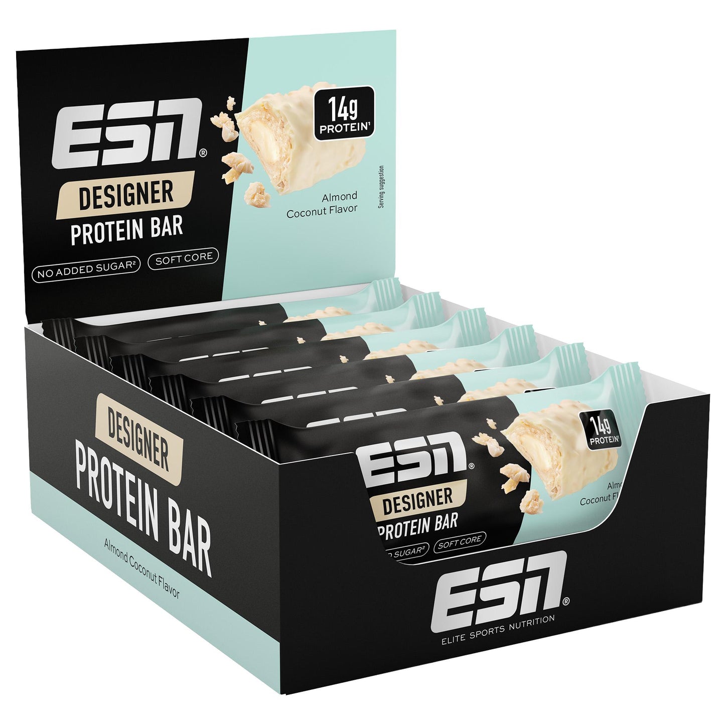 Designer Protein Bar 12 x 45g Riegel von ESN