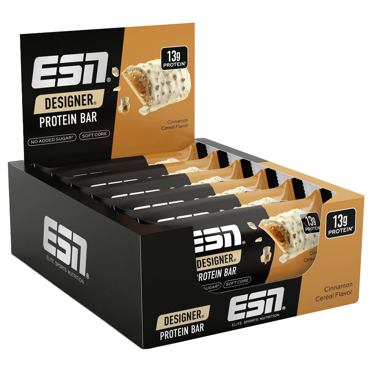 Designer Protein Bar 12 x 45g Riegel von ESN