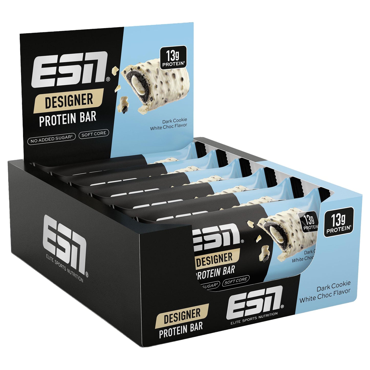 Designer Protein Bar 12 x 45g Riegel von ESN
