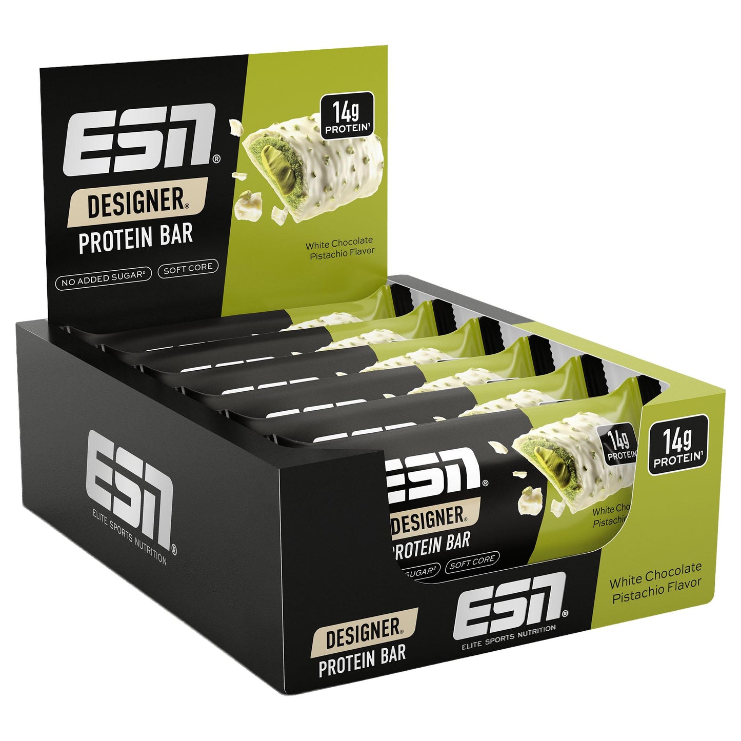 Designer Protein Bar 12 x 45g Riegel von ESN