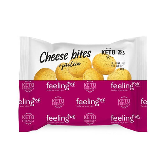 Cheese bites + Protein 50g Beutel von Feeling OK