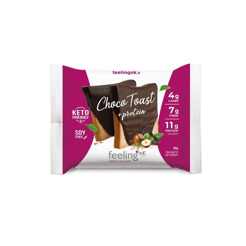 Choco Toast + Protein 50g von Feeling OK