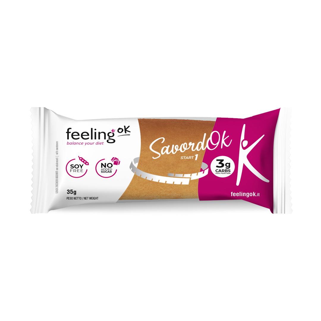 Protein Bisquit SavordOk Start 1 (32% Protein) 35g von Feeling OK