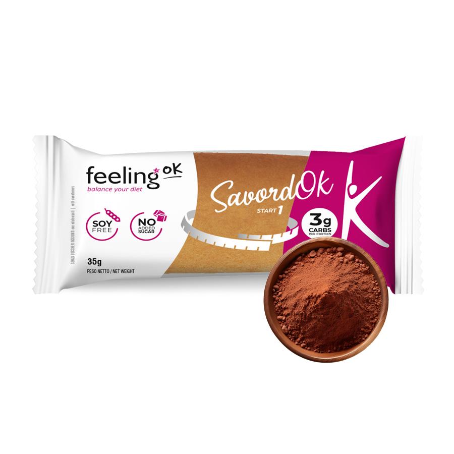 Protein Bisquit SavordOk Start 1 (32% Protein) 35g von Feeling OK