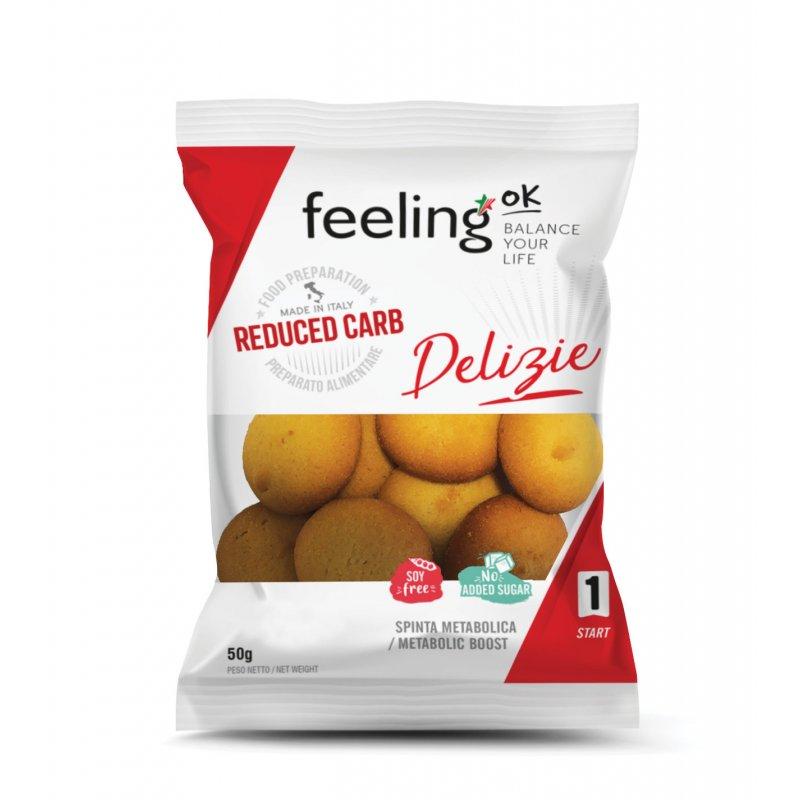 Protein Keks Delizia Start 1 (30% Protein) 50g Beutel von Feeling OK