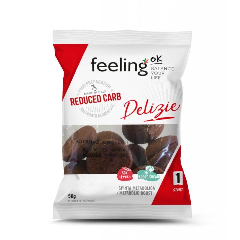 Protein Keks Delizia Start 1 (30% Protein) 50g Beutel von Feeling OK