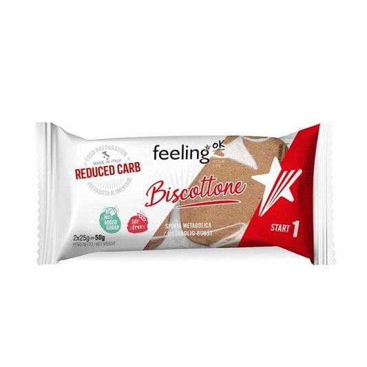 Protein Kekse Biscottone Start 1 (30% Protein) 50g von Feeling OK