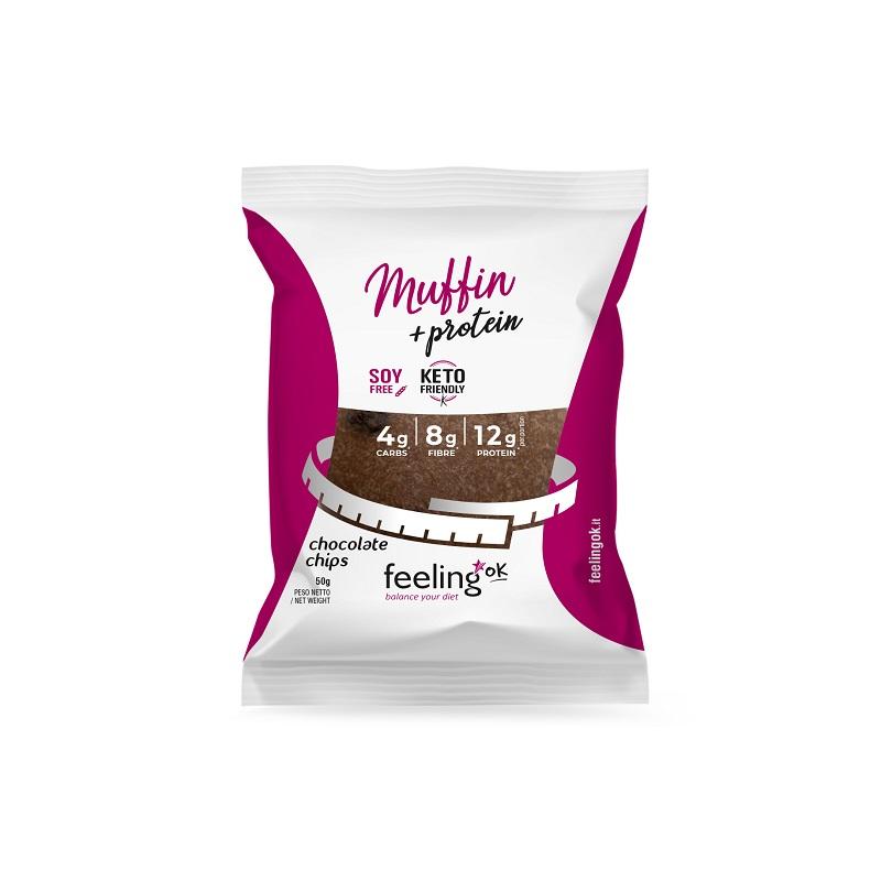 Protein Muffin Start 1 (24% Protein) 50g Kakao von Feeling OK